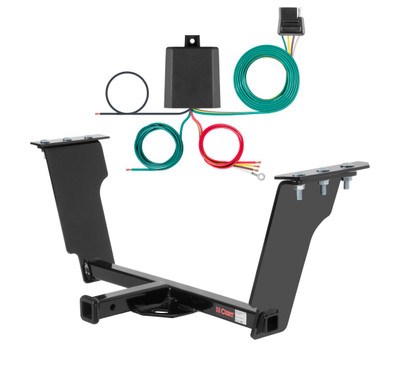 2005 - 2011 Cadillac STS Curt 1-1/4", Class 1 Trailer Tow Hitch + 4-flat Wiring Kit 11307