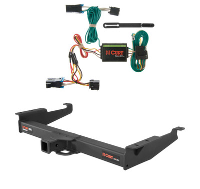 1996 - 1999 Chevrolet Express 2500 Curt 2", Class 5 Trailer Tow Hitch + 4-flat Wiring Kit 15320
