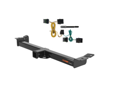 1997 Jeep Wrangler TJ Curt 2", Class 3 Trailer Tow Hitch + 4-flat Wiring Kit 13408