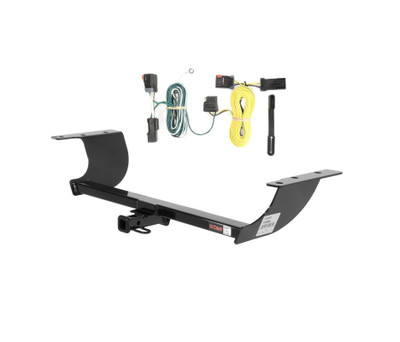 08 - 14 Dodge Challenger Curt 1-1/4", Class 2 Trailer Tow Hitch + 4-flat Wiring Kit 12064