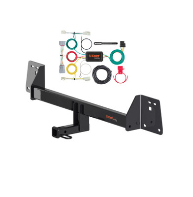 16 - 22 Toyota Prius Curt 1-1/4", Class 1 Trailer Tow Hitch + 4-flat Wiring Kit 11473