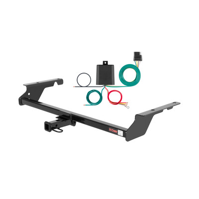 04 - 11 Volvo S40 4th digit of VIN is 'M' Curt 1-1/4", Class 1 Trailer Tow Hitch + 4-flat Wiring Kit 11438