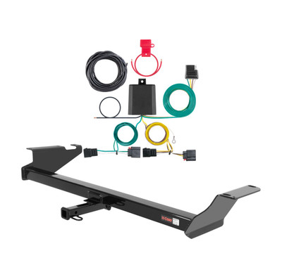 2008 - 2010 Dodge Grand Caravan Curt 1-1/4", Class 2 Trailer Tow Hitch + 4-flat Wiring Kit 12264