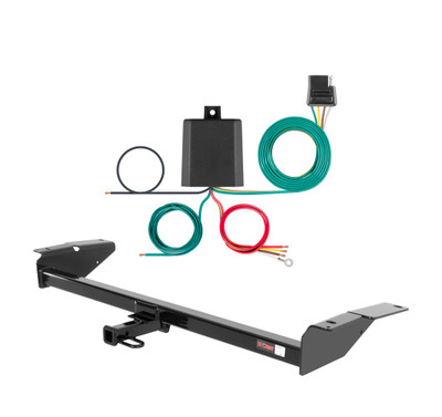 1979 - 1986 Mercury Wagon Curt 1-1/4", Class 2 Trailer Tow Hitch + 4-flat Wiring Kit 12130