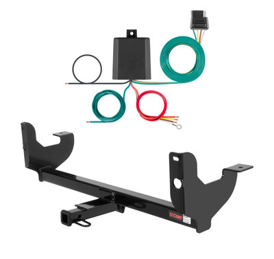 2007 - 2009 Saturn Aura Curt 1-1/4", Class 2 Trailer Tow Hitch + 4-flat Wiring Kit 12051