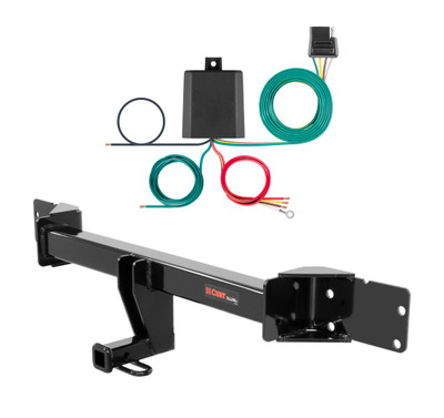 2016 - 2018 Mercedes-Benz CLA250 Curt 1-1/4", Class 2 Trailer Tow Hitch + 4-flat Wiring Kit 12163