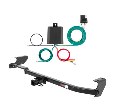 2005 - 2007 Subaru Impreza Outback Sport Excluding Canadian built models Curt 1-1/4", Class 1 Trailer Tow Hitch + 4-flat Wiring Kit 11318-1