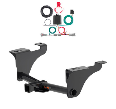2020 - 2025 Subaru Legacy Sedan Curt 2", Class 3 Trailer Tow Hitch + 4-flat Wiring Kit 13570