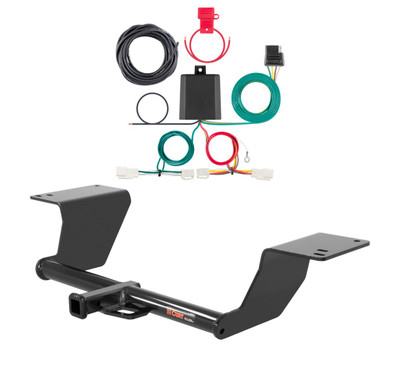 2013 - 2018 Toyota Avalon Curt 1-1/4", Class 2 Trailer Tow Hitch + 4-flat Wiring Kit 12107