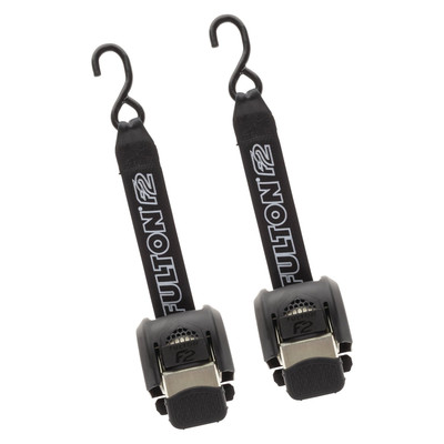 Fulton F2  Retractable Transom Tie Downs, Zinc (2 pack)