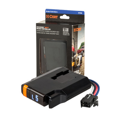 2014-2017 Audi SQ5 CURT Discovery NEXT Time-Delay Trailer Brake Controller 1-4 axles