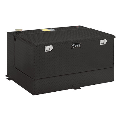 UWS Gloss Black 85-Gallon Combo Aluminum Transfer Tank TT-85-COMBO-BLK