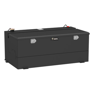 UWS Matte Black 100-Gallon Steel-Aluminum Combo Transfer Tank ST-100-COMBO-MB