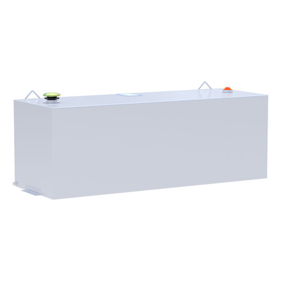 UWS White 100-Gallon Rectangle Steel Transfer Tank ST-100-RT-W