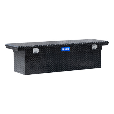 UWS Gloss Black Aluminum 69" Deep Truck Tool Box, Low Profile (Heavy Packaging) EC10802