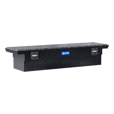 UWS Gloss Black 72" Secure Lock Truck Tool Box, Low Profile SL-72-LP-BLK