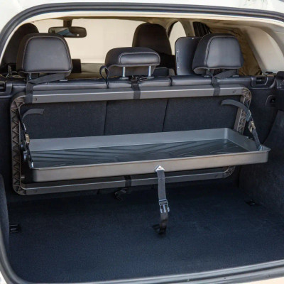 CURT 18425 Pakka Cargo Caddie Seat Back Organizer Tray, 34" x 14" – Universal Rear Trunk Storage for SUVs & CUVs, Easy Install & Adjustable Design