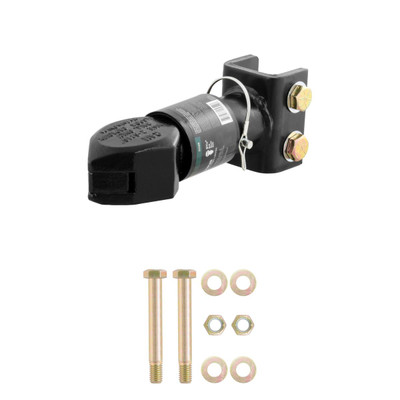 CURT 12,500 Lbs 2-5/16" Channel-Mount Coupler with Sleeve-Lock Black Trailer Hitch Coupler