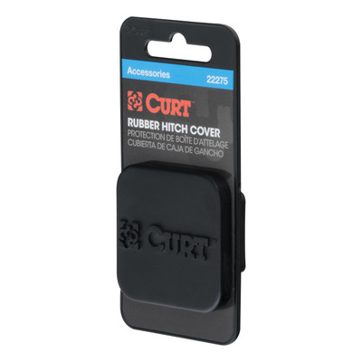 CURT 1-1/4" Rubber Hitch Tube Cover (Packaged) Trailer Hitch Cover