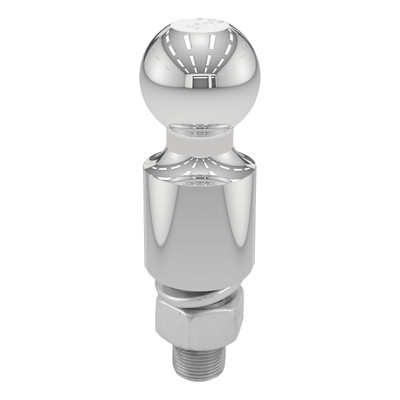 CURT 2" Trailer Ball (1" x 2-1/8" Shank, 2" Rise, 6,000 lbs., Chrome) Trailer Hitch Ball