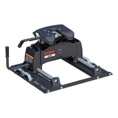 CURT 20K, A20 Sliding 5th Wheel Hitch, Select Ford F250, F350, F450, 6.75' Bed Puck System 
