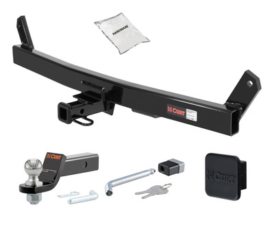 93 - 97 Volvo 850 -- 1.25in. CURT Trailer Hitch + Ball Mount + Cover + Lock Kit by CURT HWA2534