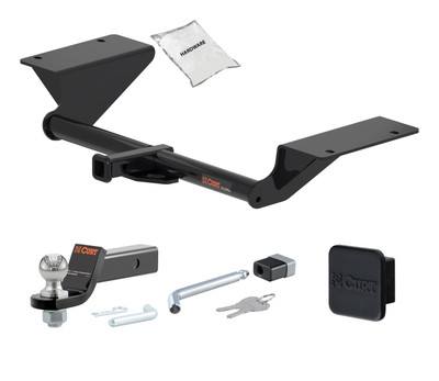 18 - 22 HONDA Accord Sedan, excluding hybrid 1.25in. CURT Trailer Hitch + Ball Mount + Cover + Lock Kit by CURT HWA1322