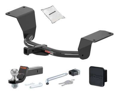 17 - 18 HONDA   Hatchback, excluding Sport and Type R 1.25in. CURT Trailer Hitch + Ball Mount + Cover + Lock Kit by CURT HWA1337