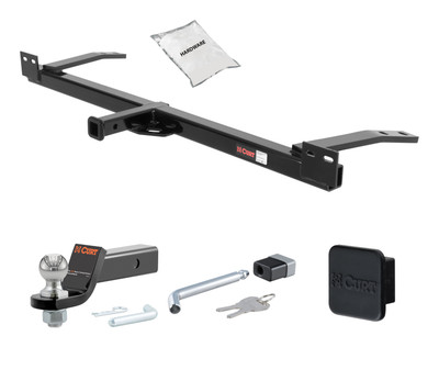 77 - 96 Chevrolet Caprice Sedan 1.25in. CURT Trailer Hitch + Ball Mount + Cover + Lock Kit by CURT HWA309