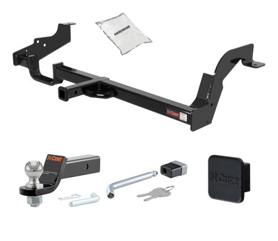 90 - 04 Subaru Legacy Wagon 1.25in. CURT Trailer Hitch + Ball Mount + Cover + Lock Kit by CURT HWA2303