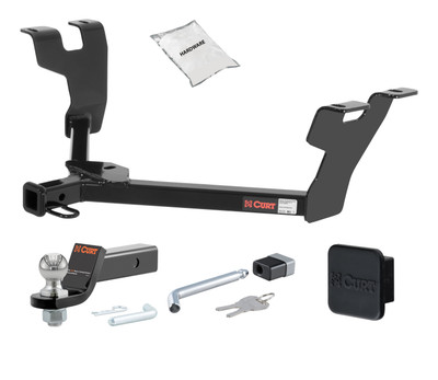 05 - 07 Subaru Outback Sedan 1.25in. CURT Trailer Hitch + Ball Mount + Cover + Lock Kit by CURT HWA2306