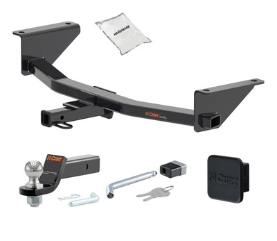 19 - 21 Mazda 3 Sedan 1.25in. CURT Trailer Hitch + Ball Mount + Cover + Lock Kit by CURT HWA1762