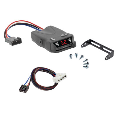 1995-2009 Dodge Ram 3500 Tekonsha Brakeman IV Time Delay Brake Controller for Trailers with 1 to 4 Axles Black 8507120