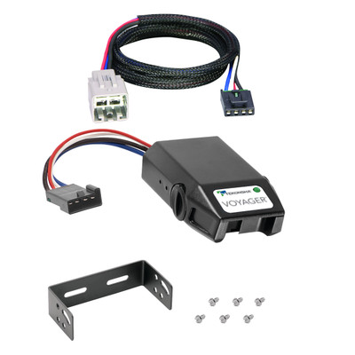 2005-2007 Ford F-350 Super Duty Tekonsha Voyager Proportional Brake Controller for Trailers with 1 to 4 Axles Black 9030