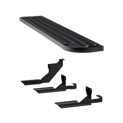LUVERNE Grip Step XL 9-1/2" x 54" Steel Passenger Running Board, Select Ford E-Transit 495154-401817