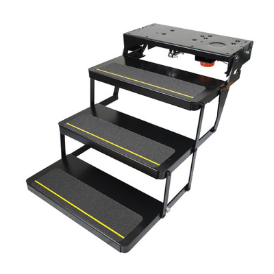 LIPPERT 25 Series (8" Rise) Step Assembly with Logic Control Unit and Power Switch Kit