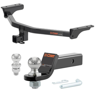 2022-2025 INFINITI QX60 All CURT Class 3 Trailer Hitch, 2" Receiver + 2" Ball + 1-7/8" Ball Kit