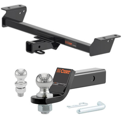 2016-2022 Lexus RX450h Excluding F Sport CURT Class 3 Trailer Hitch, 2" Receiver + 2" Ball + 1-7/8" Ball Kit