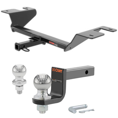 2015 Chevrolet Cruze Eco Class 1 Trailer Hitch, 1-1/4" Receiver + 2" Ball + 1-7/8" Ball Kit