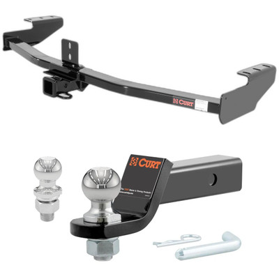 2006-2014 Honda Ridgeline All CURT Class 3 Trailer Hitch, 2" Receiver + 2" Ball + 1-7/8" Ball Kit