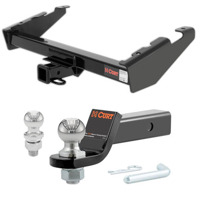 1987-1988 Chevrolet R20 Suburban All CURT Class 3 Trailer Hitch, 2" Receiver + 2" Ball + 1-7/8" Ball Kit