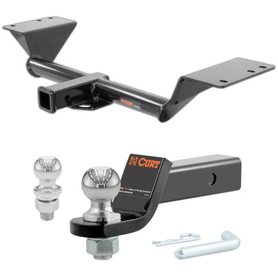 2017-2019 GMC Acadia All CURT Class 3 Trailer Hitch, 2" Receiver + 2" Ball + 1-7/8" Ball Kit
