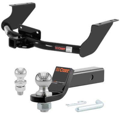 2009-2010 Dodge Ram 1500 Excluding factory receiver CURT Class 3 Trailer Hitch, 2" Receiver + 2" Ball + 1-7/8" Ball Kit