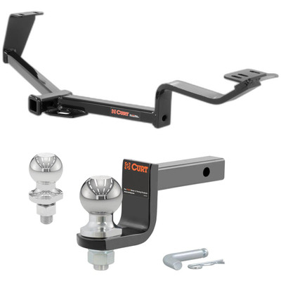 2013-2022 Acura ILX All Class 1 Trailer Hitch, 1-1/4" Receiver + 2" Ball + 1-7/8" Ball Kit