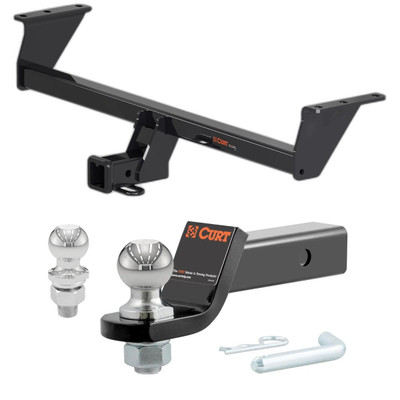 2017-2023 Nissan Qashqai All CURT Class 3 Trailer Hitch, 2" Receiver + 2" Ball + 1-7/8" Ball Kit