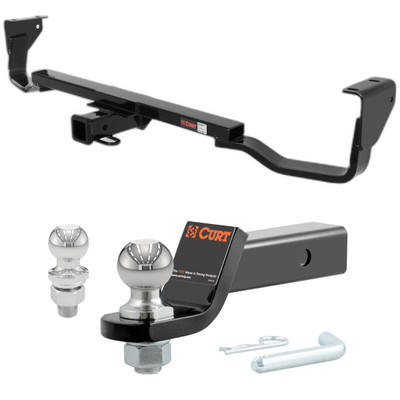 2007-2012 Hyundai Veracruz All CURT Class 3 Trailer Hitch, 2" Receiver + 2" Ball + 1-7/8" Ball Kit