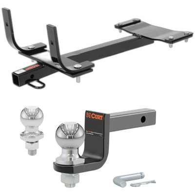 2001-2005 BMW 325Ci Coupe Class 1 Trailer Hitch, 1-1/4" Receiver + 2" Ball + 1-7/8" Ball Kit