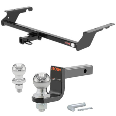 2005-2012 Volvo S40 All Class 1 Trailer Hitch, 1-1/4" Receiver + 2" Ball + 1-7/8" Ball Kit