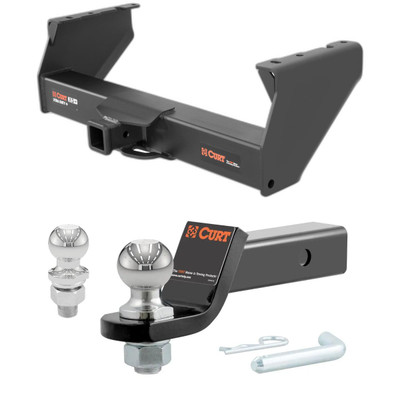 2001-2006 Chevrolet Silverado 3500 Cab & Chassis Xtra Duty CURT Class 5 Hitch, 2" Receiver + 2" Ball + 1-7/8" Ball Kit