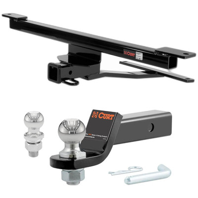 2010-2012 Mercedes-Benz R350 All, Including BlueTEC CURT Class 3 Trailer Hitch, 2" Receiver + 2" Ball + 1-7/8" Ball Kit